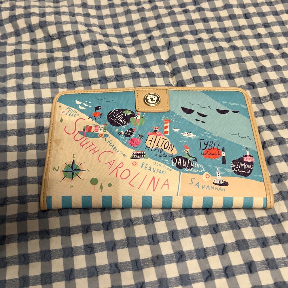 Spartina Sea Islands snap wallet
